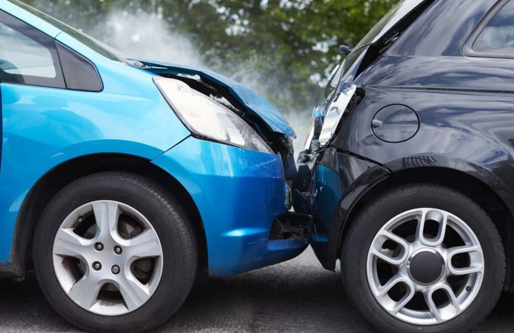 colision trasera coches